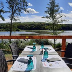 chalets_extérieurs Vue sur l'étang